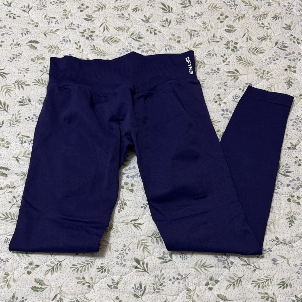 Girls' Navy Blue Active Leggings